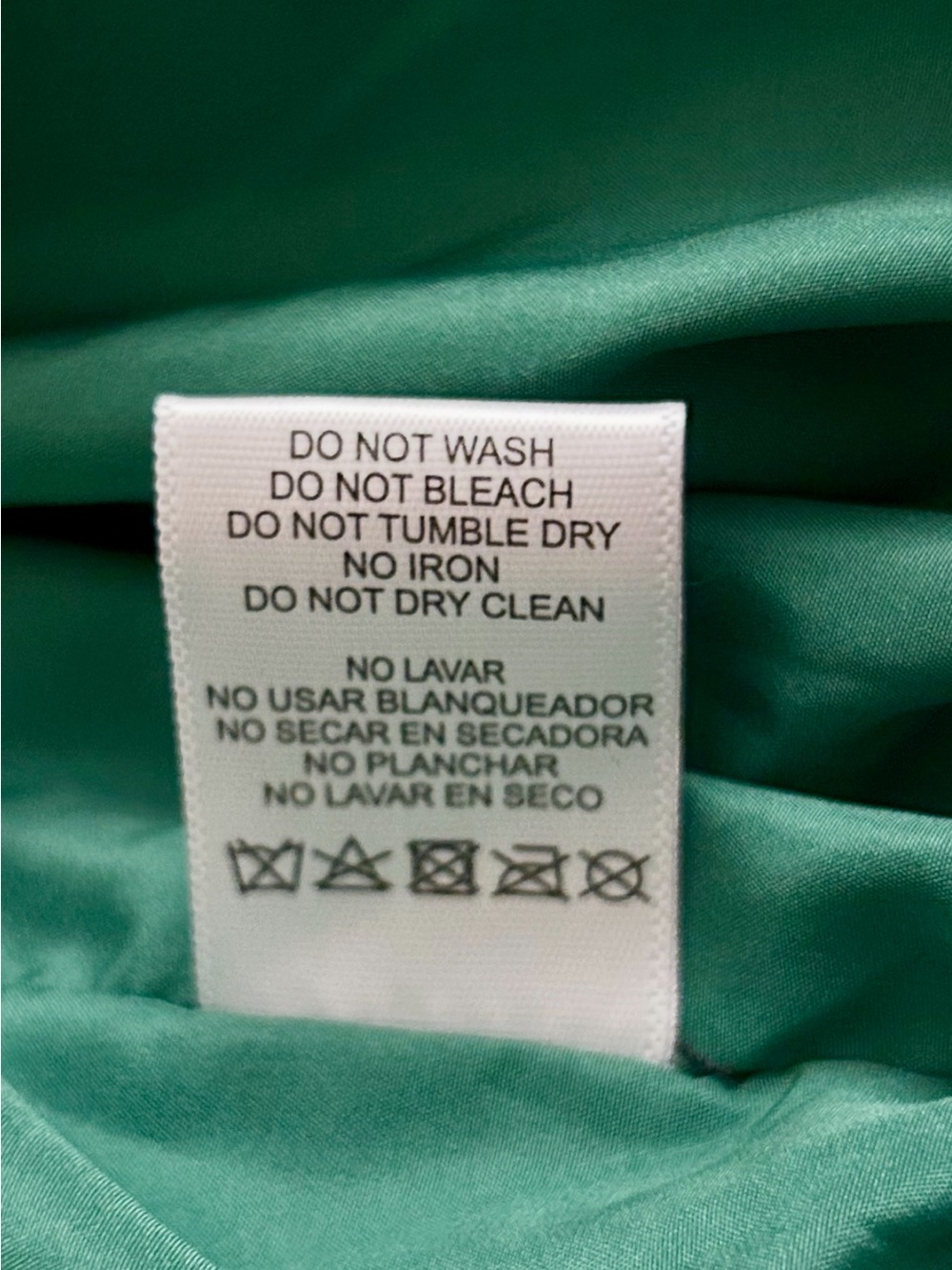 Love Tree Green Faux Leather Puffer Vest Small NWT Vegan Leather Water Resistant - Picture 8 of 9